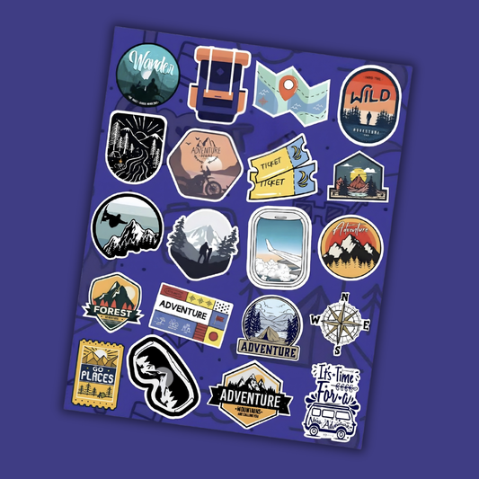 Ultimate Travel Adventure Mini Stickers