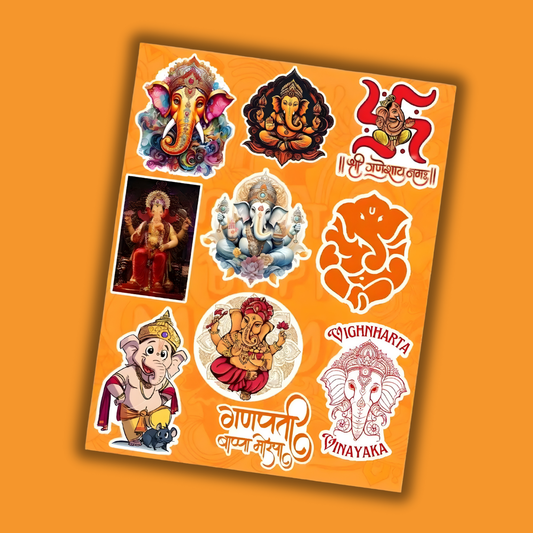 Divine Ganesha Collection Mini Stickers