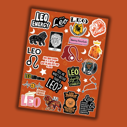Majestic Leo Energy Decals Mini Stickers