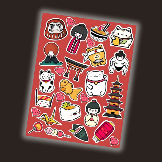 Cute Japan Culture Mini Stickers