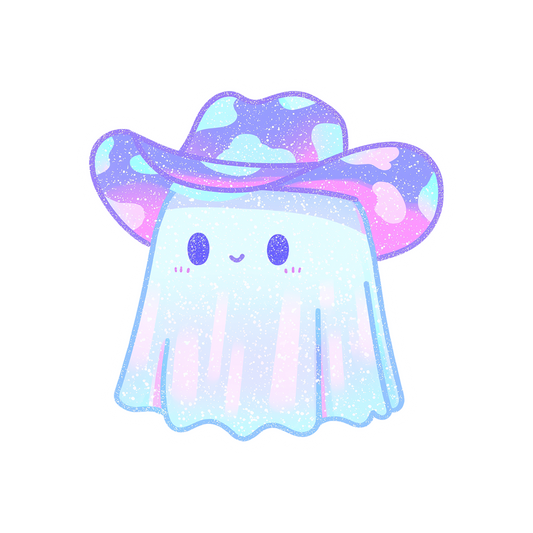 adorable pastel ghost kawaii halloween sticker