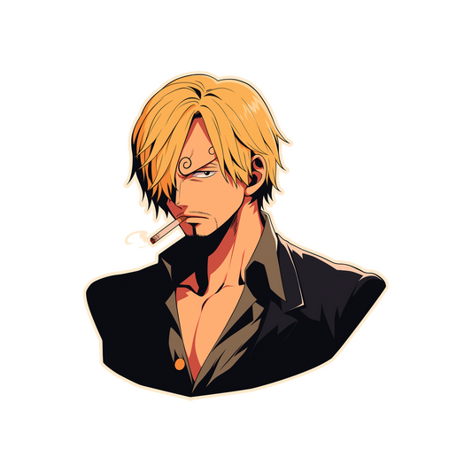 aesthetic one piece sanji clipart sticker