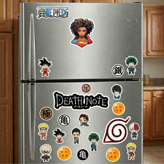 afro supergirl sticker