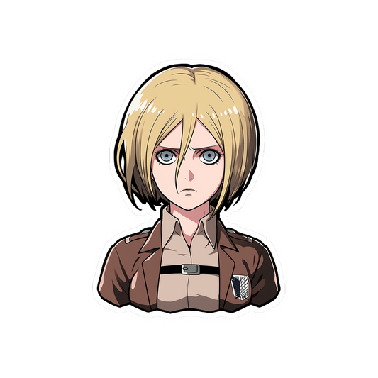 attack on titan angry historia reiss sticker