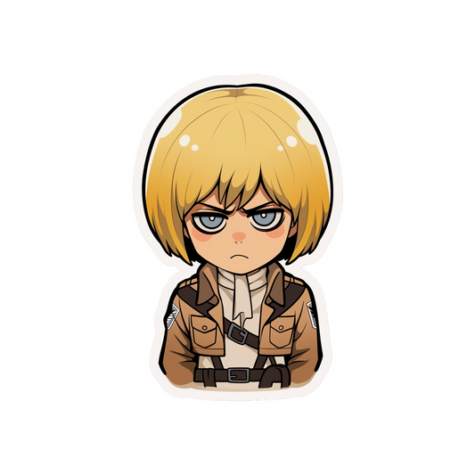 attack on titan chibi armin arlert sticker