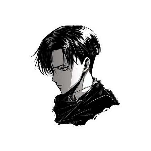 attack on titan levi ackerman manga sticker