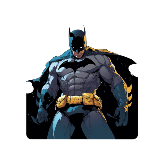 batman muscular comic pose sticker