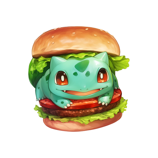 bulbasaur burger cute food sticker