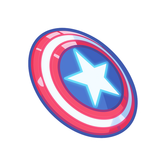 captain america shield marvel sticker
