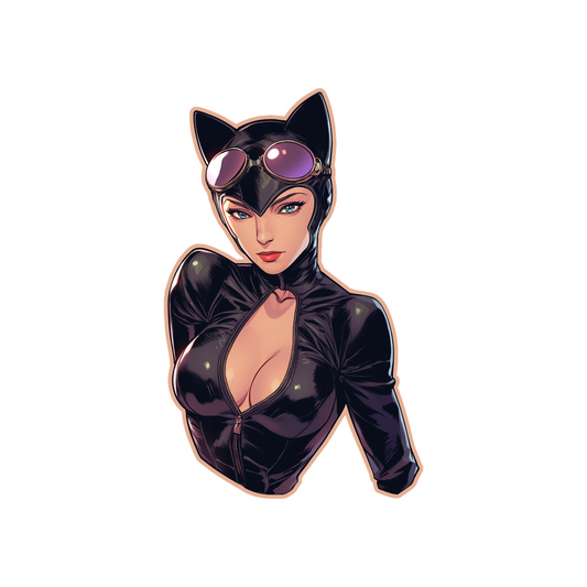 catwoman dc comics sticker