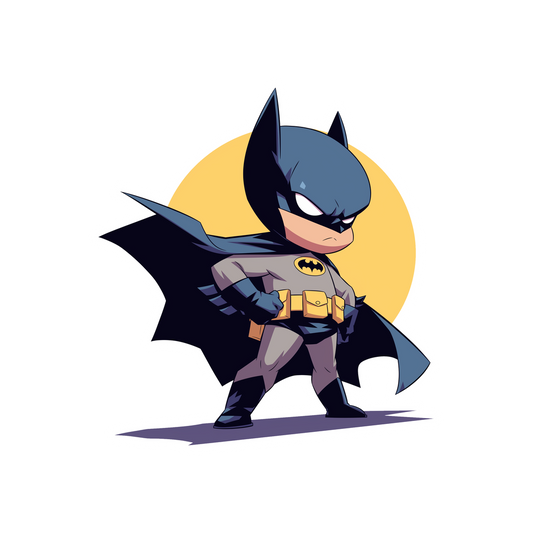 chibi batman superhero sticker