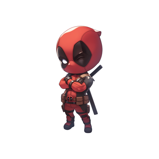 chibi deadpool marvel sticker