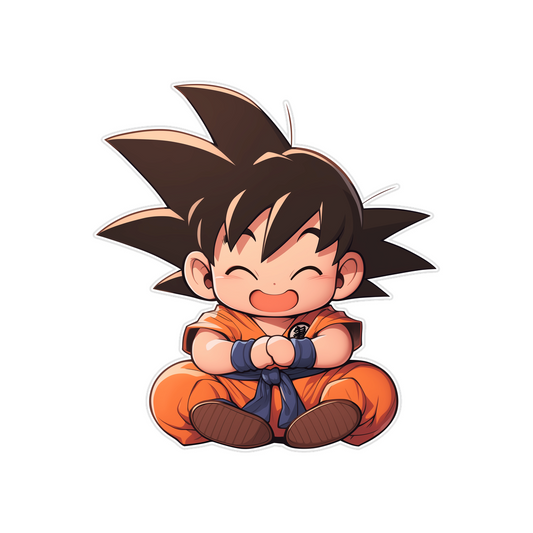 chibi goku smile sticker