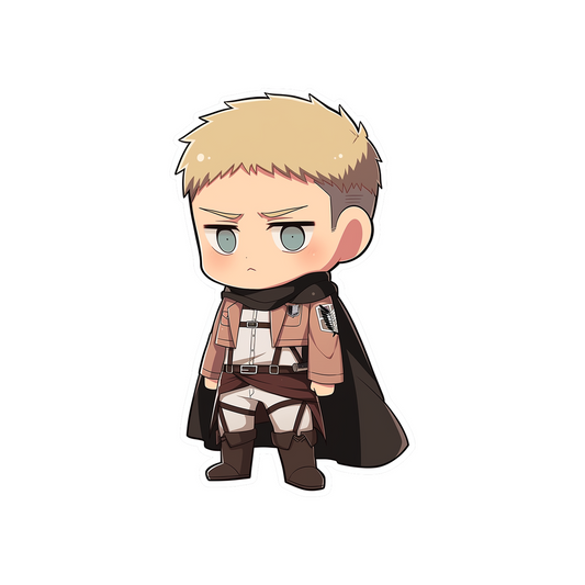chibi reiner braun survey corps sticker