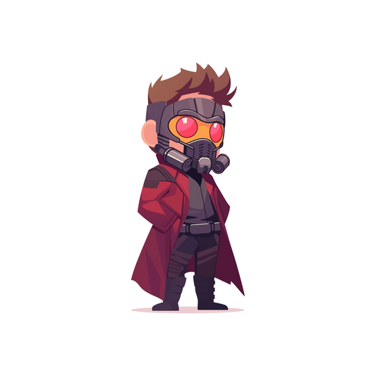 chibi star lord guardians of the galaxy sticker