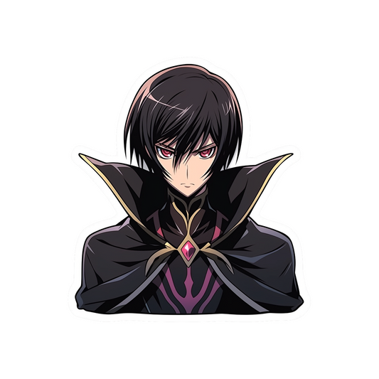 code geass lelouch lamperouge bust sticker