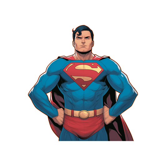 cool superman superhero sticker