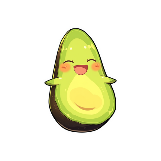 cute avocado aesthetic sticker