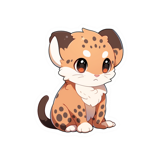 cute baby jaguar sticker