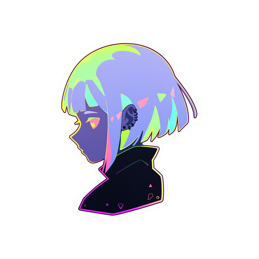 cyberpunk edgerunners lucy neon sticker