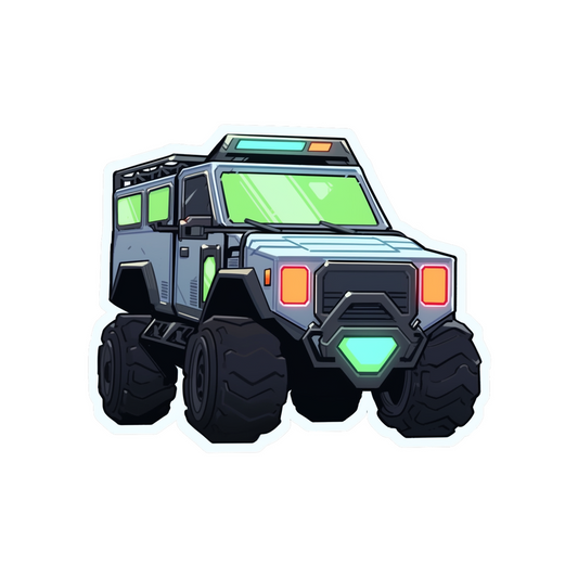 cyberpunk off road car sticker