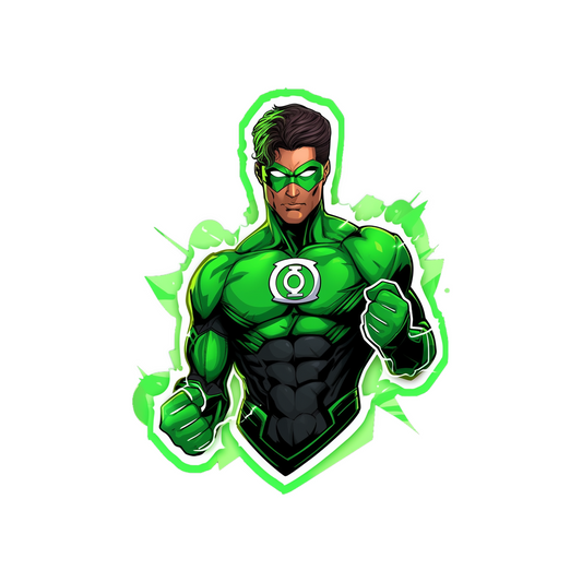 dc green lantern comics sticker