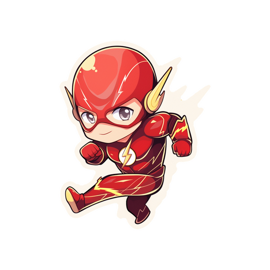 dc kid flash comics sticker