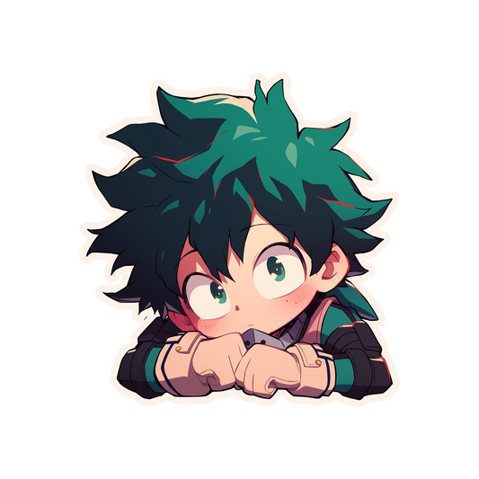 deku chibi mha sticker