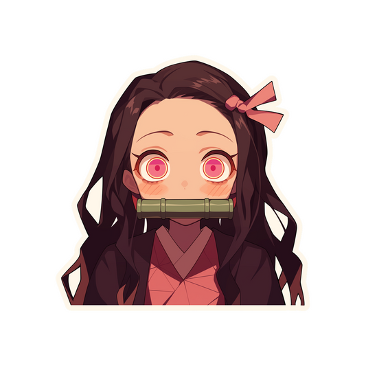 demon slayer cute nezuko sticker