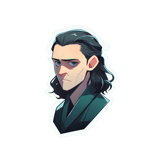 displeased loki marvel sticker