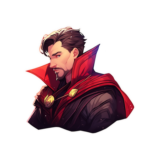doctor strange looking aside sticker