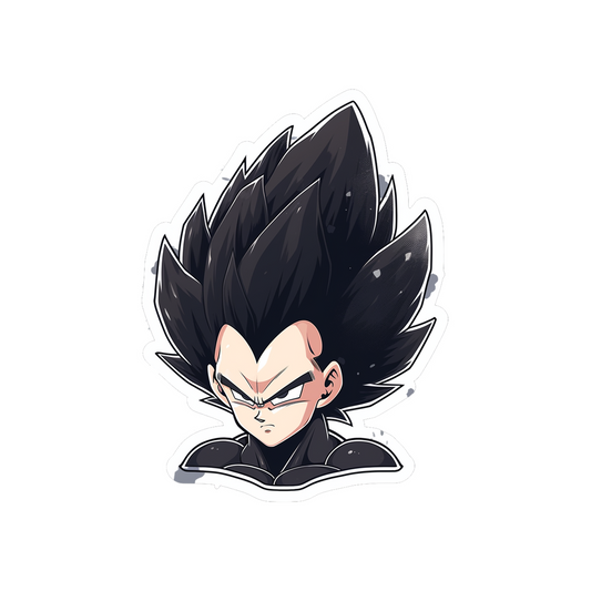 dragon ball angry vegeta anime sticker