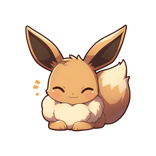 eevee happy cute sticker