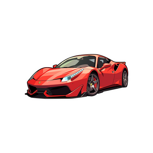 ferrari 488 sticker