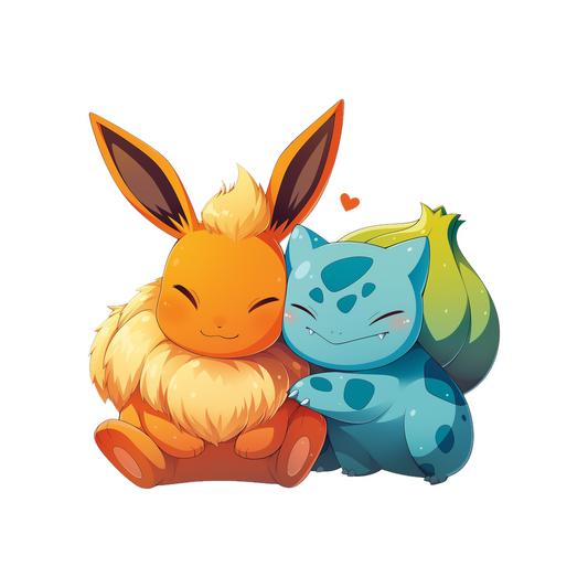 flareon bulbasaur friendship sticker