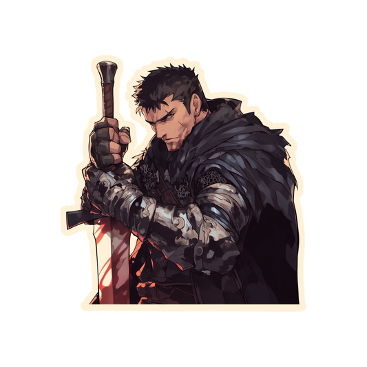 guts berserk warrior sticker