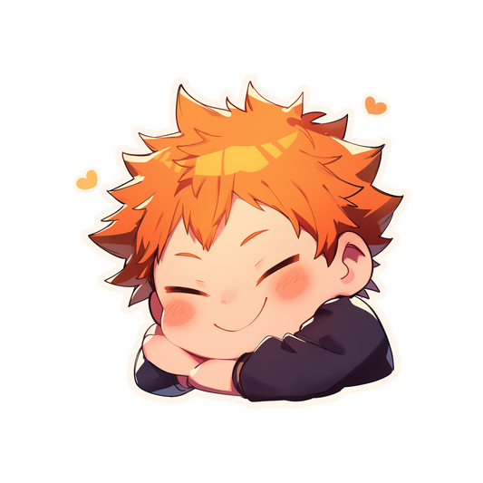 hinata haikyuu chibi sticker