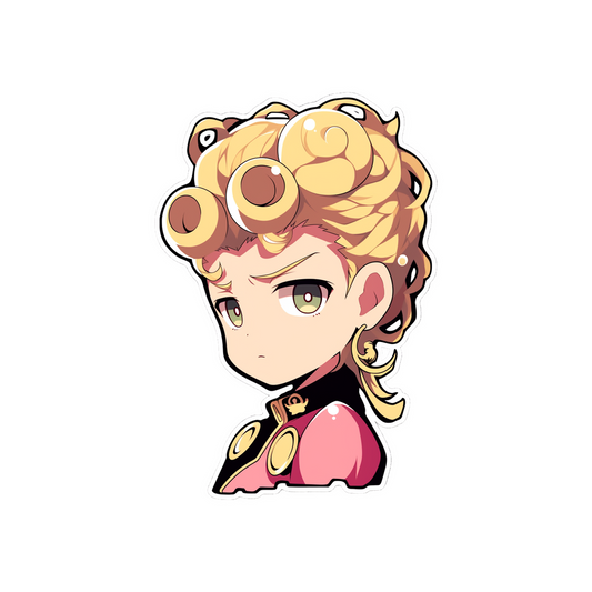 jojo bizarre chibi giorno giovanna sticker