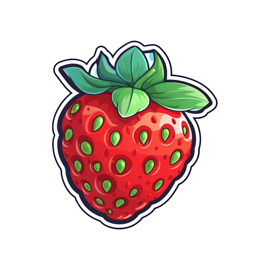 juicy strawberry sticker