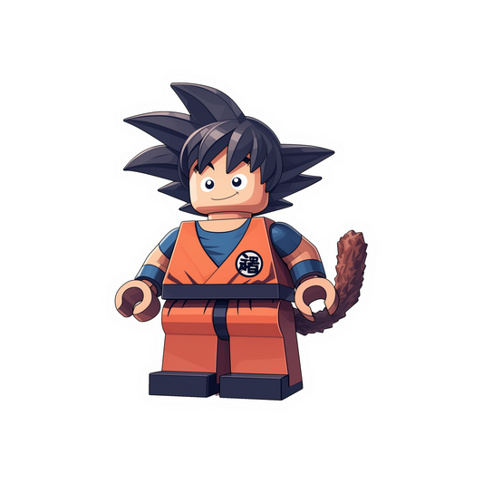 lego goku dragon ball sticker