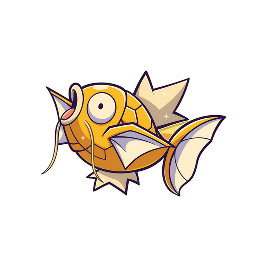 magikarp golden pokemon sticker