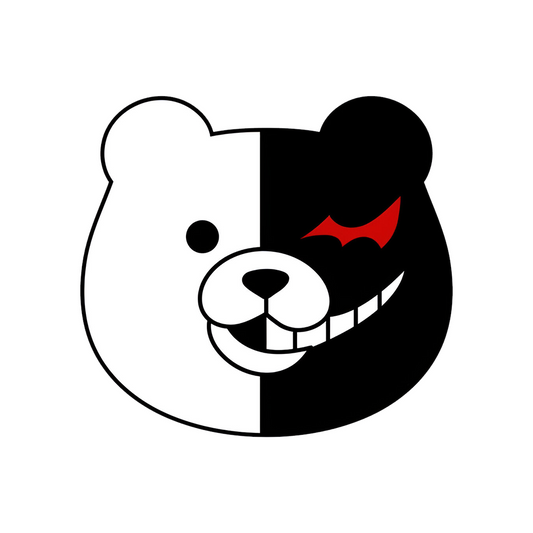 monokuma danganronpa face sticker