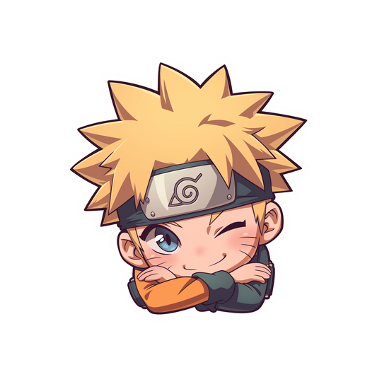 naruto chibi wink sticker