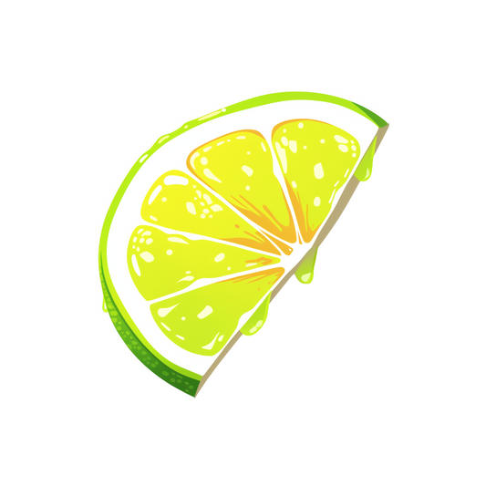 piece of lime aesthetic sticker