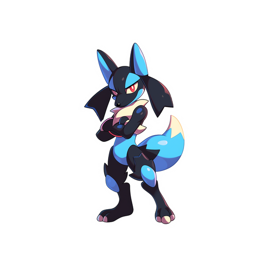 pokemon lucario aesthetic sticker