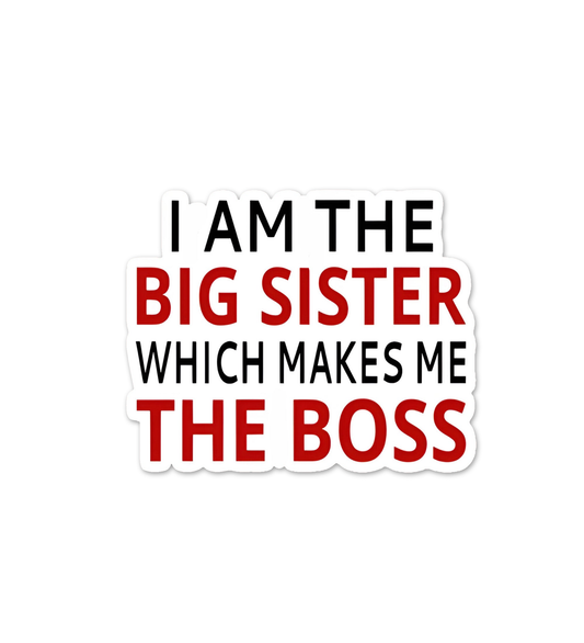 Big Sister Laptop Mobile Stickers