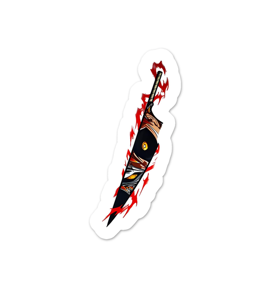 Bleach Sword Sticker Laptop Mobile Stickers