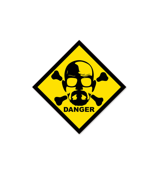 Breaking Bad Danger Laptop Mobile Sticker