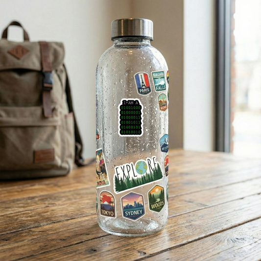 01001001 Programmer Coding Sticker