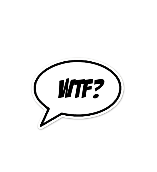 WTF Sticker